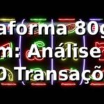 📊 Plataforma 80game com: Análise de 1.200 Transações e Performance 2026 📊 Plataforma 80game com: Análise de 1.200 Transações e Performance 2026